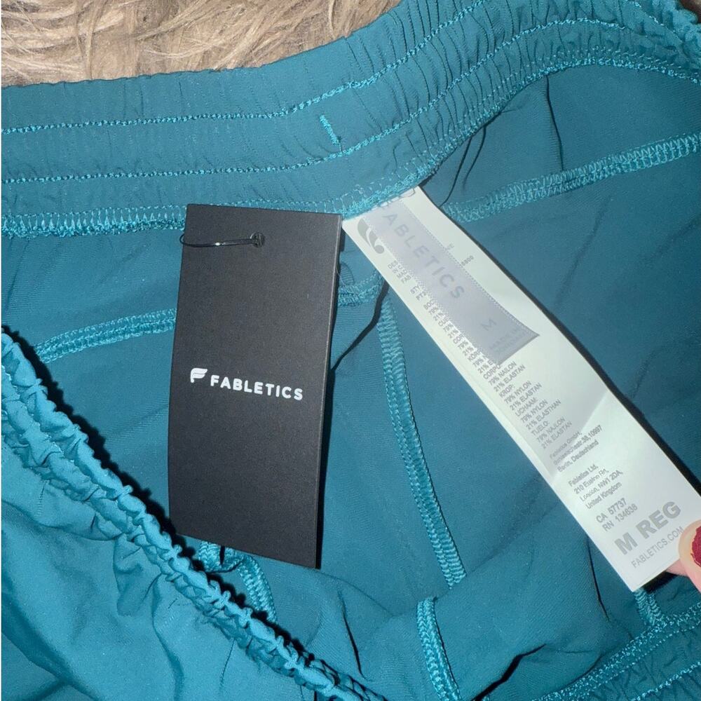New Fabletics All Day Jogger Green Abyss Women's size M - Picture 5 of 9